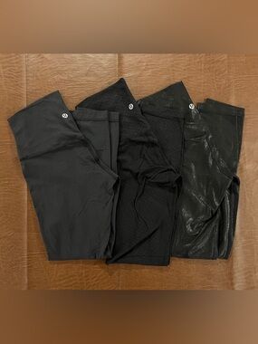 Lululemon Align No Line High Rise Leggings Lot of 3 - Size 4